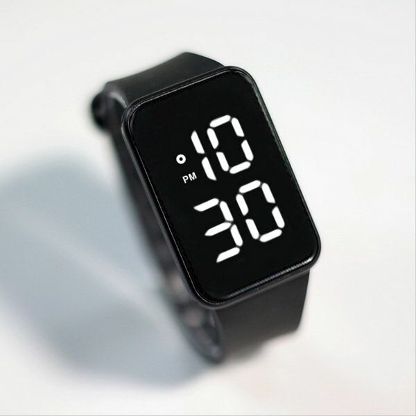 фото Электронные, 3 АТМ, ремешок силикон, черные