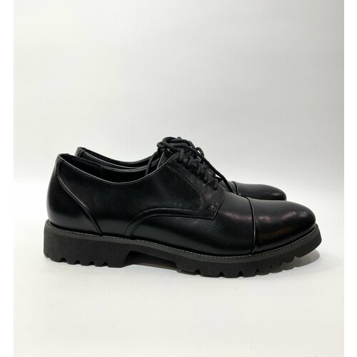 фото Полуботинки , размер 40, черный нет бренда