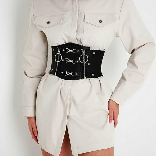 фото Ремень сима-ленд, размер 68, черный сима-лэнд