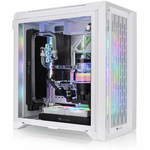 Корпус Thermaltake CTE C700 TG ARGB белый без БП ATX 3x140mm 2xUSB3.0 audio bott PSU корпус atx zalman z8 tg без бп чёрный