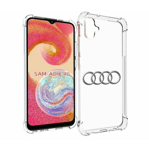 Чехол MyPads audi-ауди-7 мужской для Samsung Galaxy A04e задняя-панель-накладка-бампер