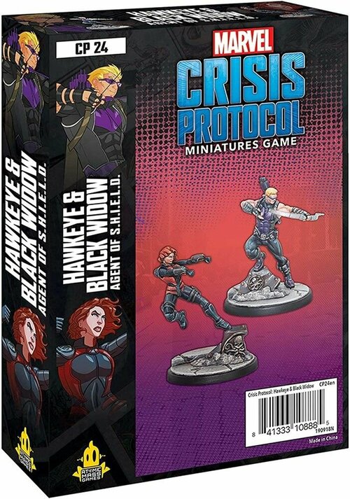 Настольная игра MARVEL CRISIS PROTOCOL: HAWKEYE AND BLACK WIDOW EN