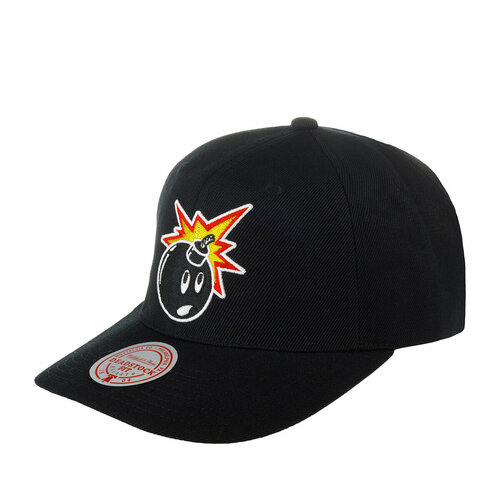 фото Бейсболка mitchell & ness, размер onesize, черный