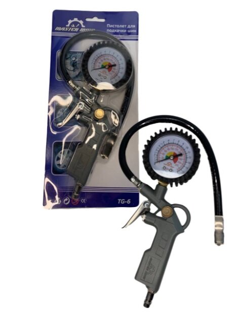 фото Пистолет подкачки с манометром
