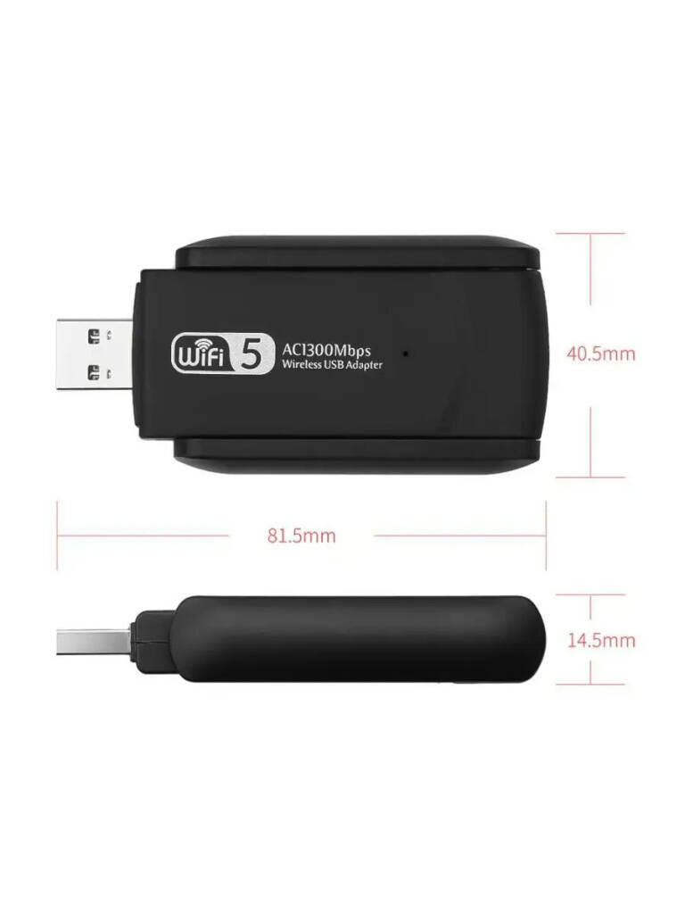 Беспроводной WI-Fi адаптер, USB 3.0, 2.4G/ 5G, 1300 Мбит от Shark-Shop