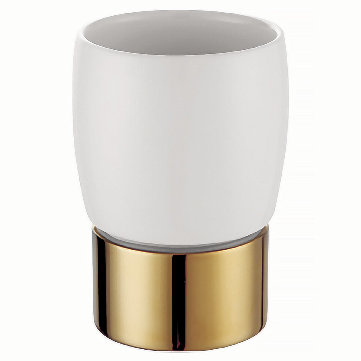 Стакан керамический Azario ELVIA настольный  золото  AZ 126AG 