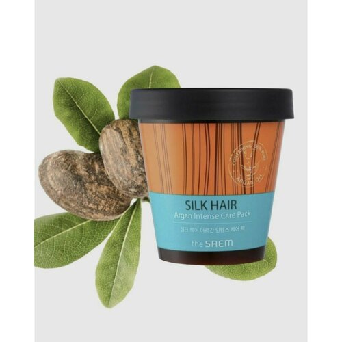 Корейская маска для волос Silk Hair Argan Intense Care Pack