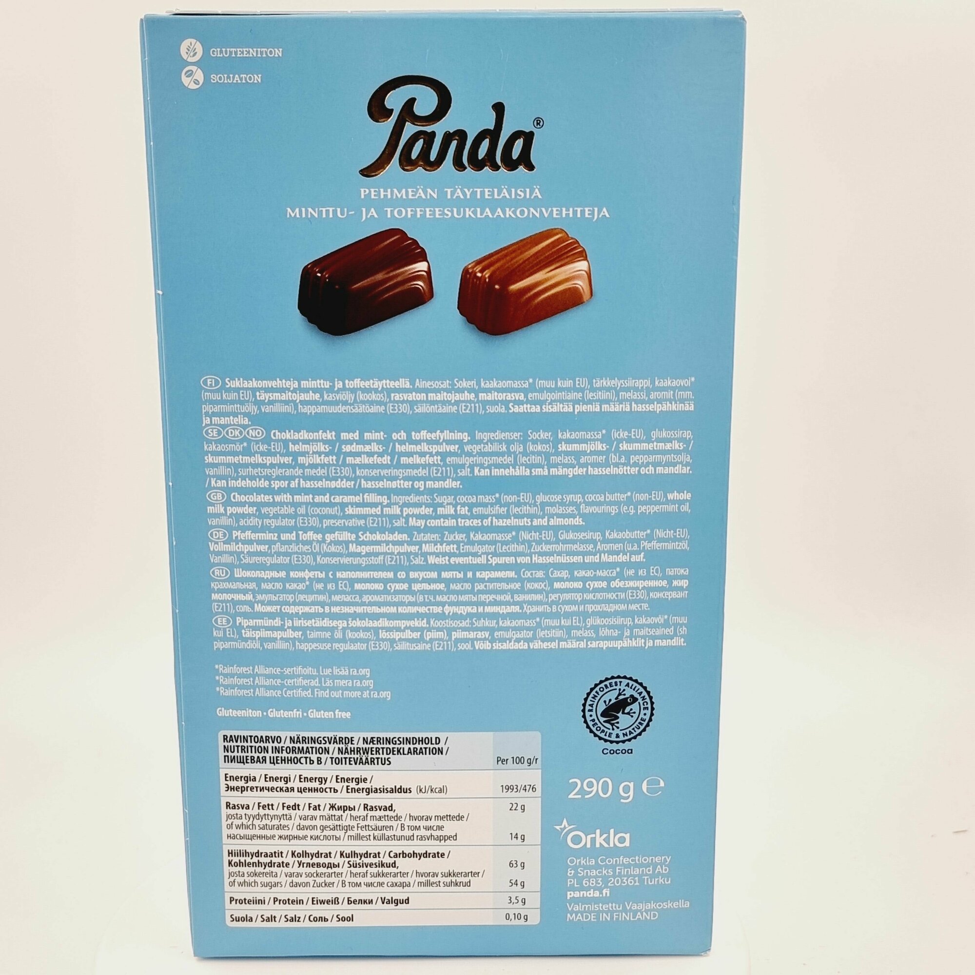 Конфеты Panda Ангел мята и ирис в темном шоколаде 290 г (Из Финляндии) - фотография № 5