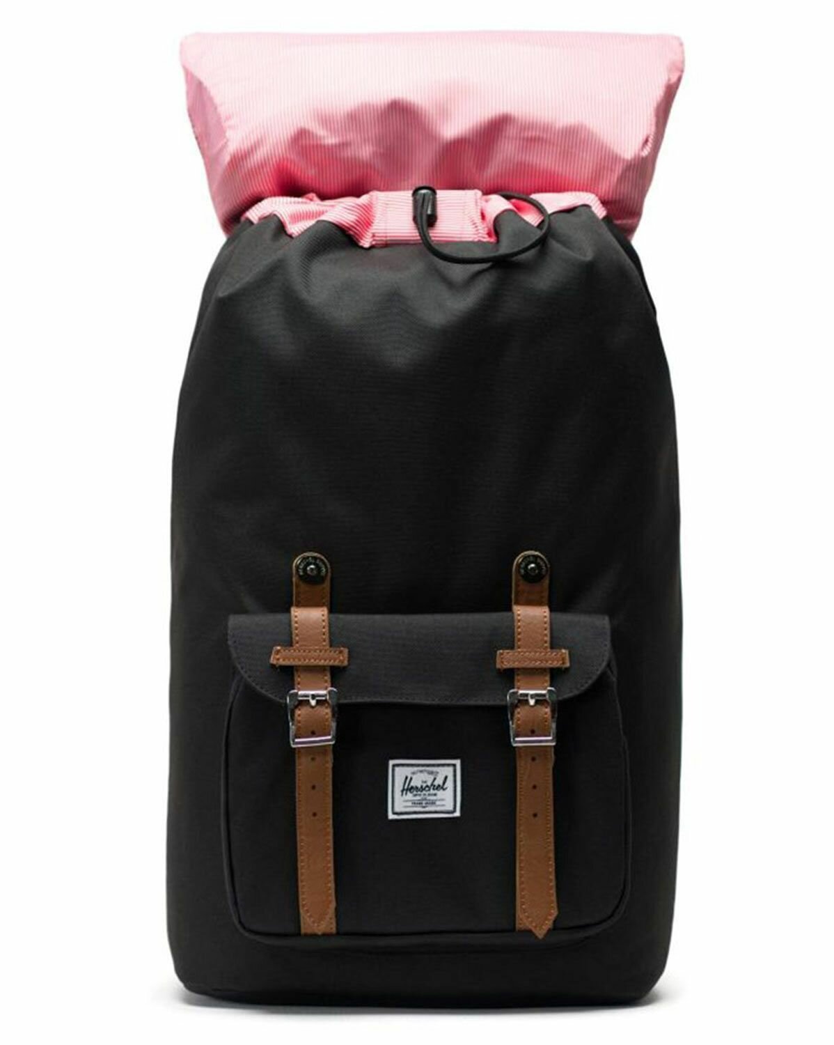 Городской рюкзак Herschel Little America 25, Black/Tan Synthetic Leather