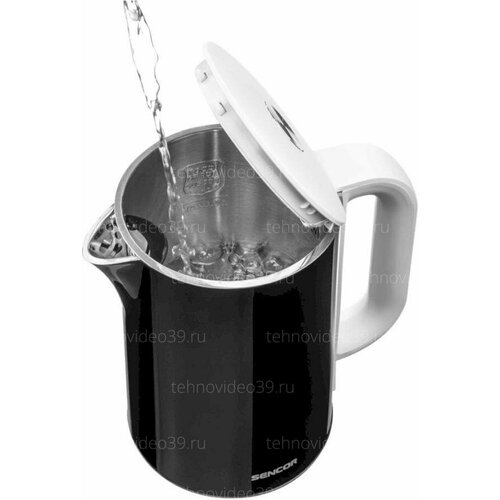 Электрический чайник с двойными стенками Sencor SWK 1592BK черный 789200₽