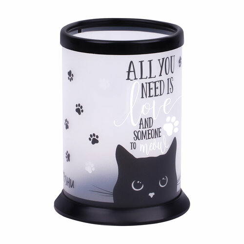 Подставка-стакан Meshu Black Cat пластик прозрачная 497₽