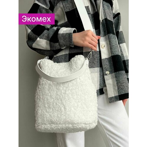 фото Сумка ведро reversal 9829б, белый