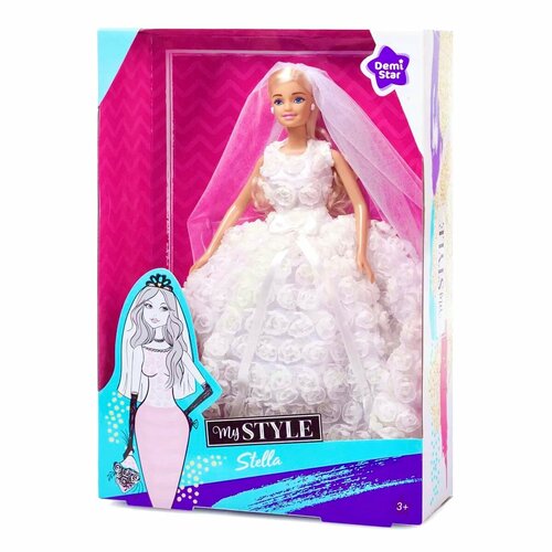 Кукла Невеста Demi Star модельная, барби Barbie в свадебном платье