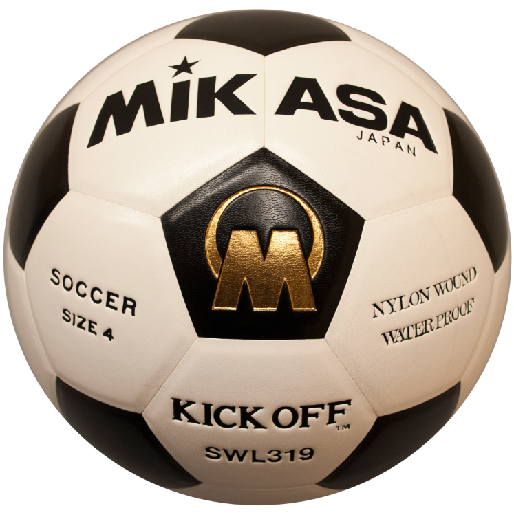 SWL319 футбольный мяч белый/черный MIKASA