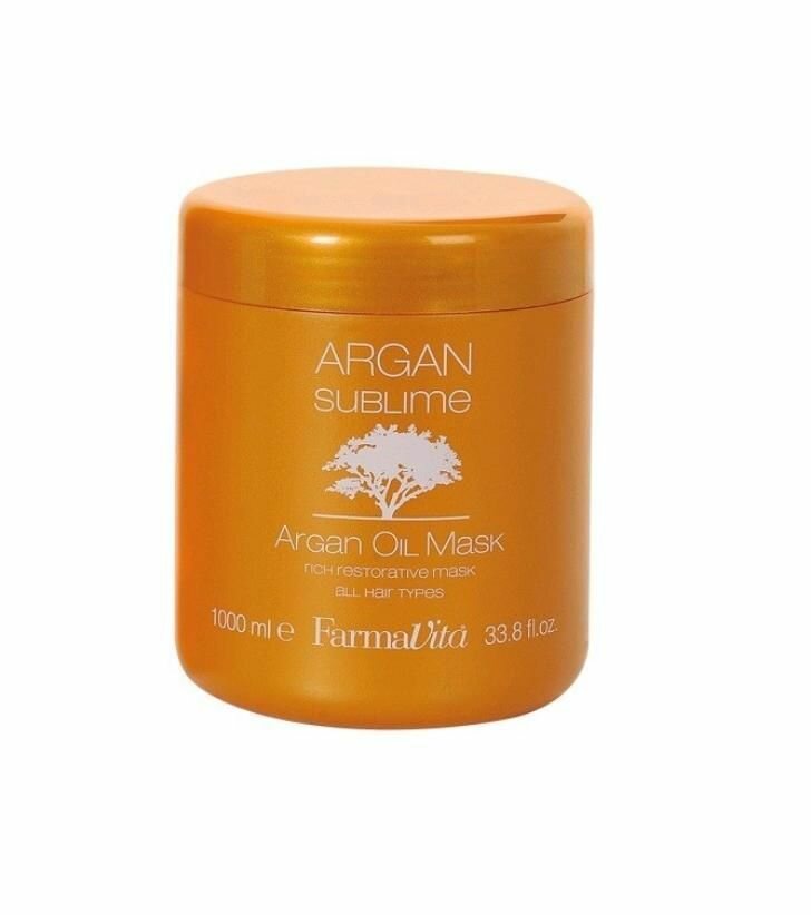 Маска с аргановым маслом, Farmavita Argan Sublime Mask, 1000 мл