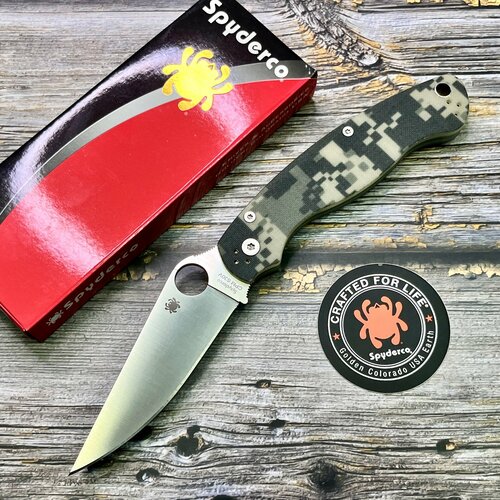 Нож складной Spyderco SC36GPCMO2 Military 2, Camo Handle