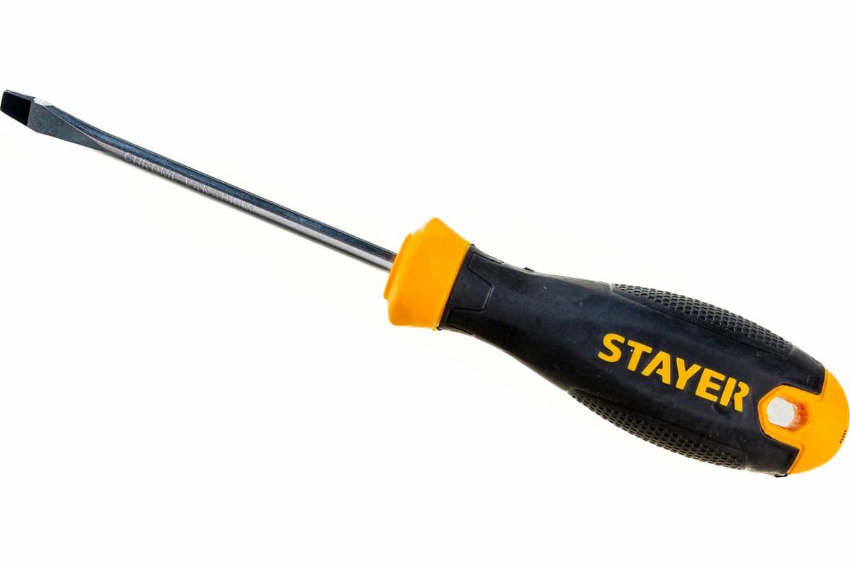 Плоская (шлицевая) отвертка Stayer 2509-06-10 - фото №10