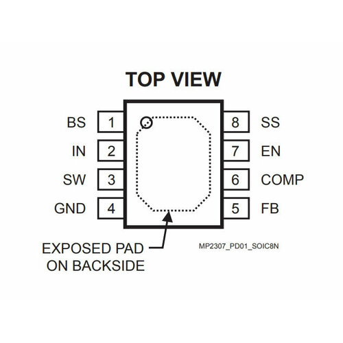 Микросхема MP2307DN