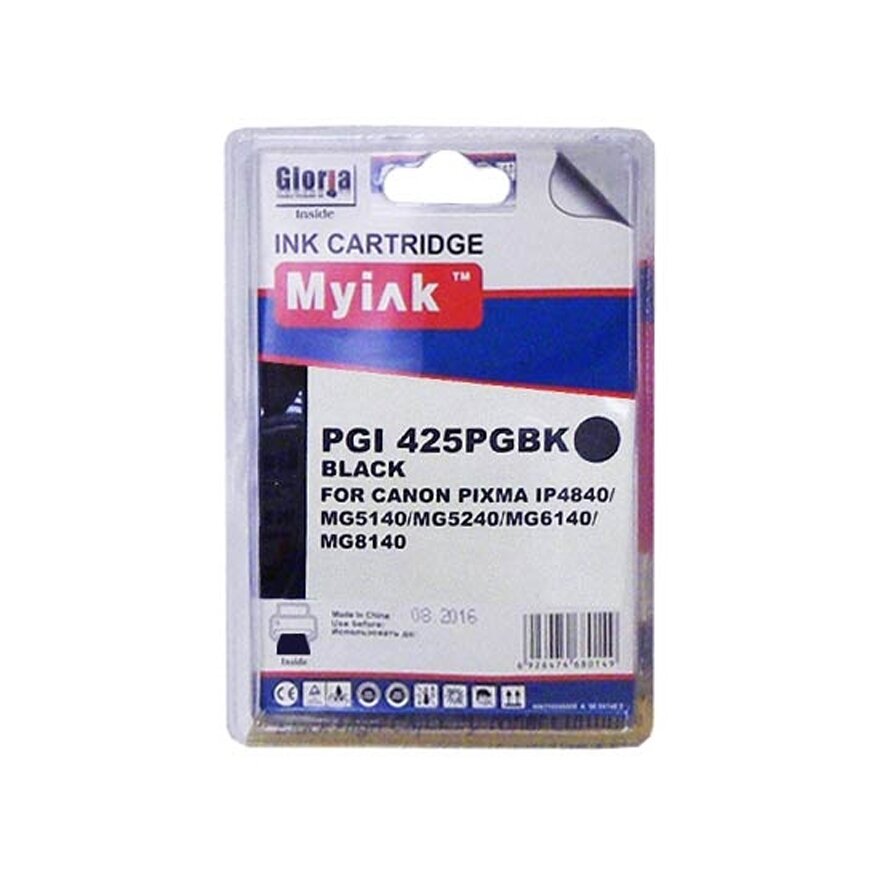 Картридж для CANON PGI-425PGBK PIXMA iP4840/MG5140/5240/6140/8140 Black (16ml, Pigment) MyInk