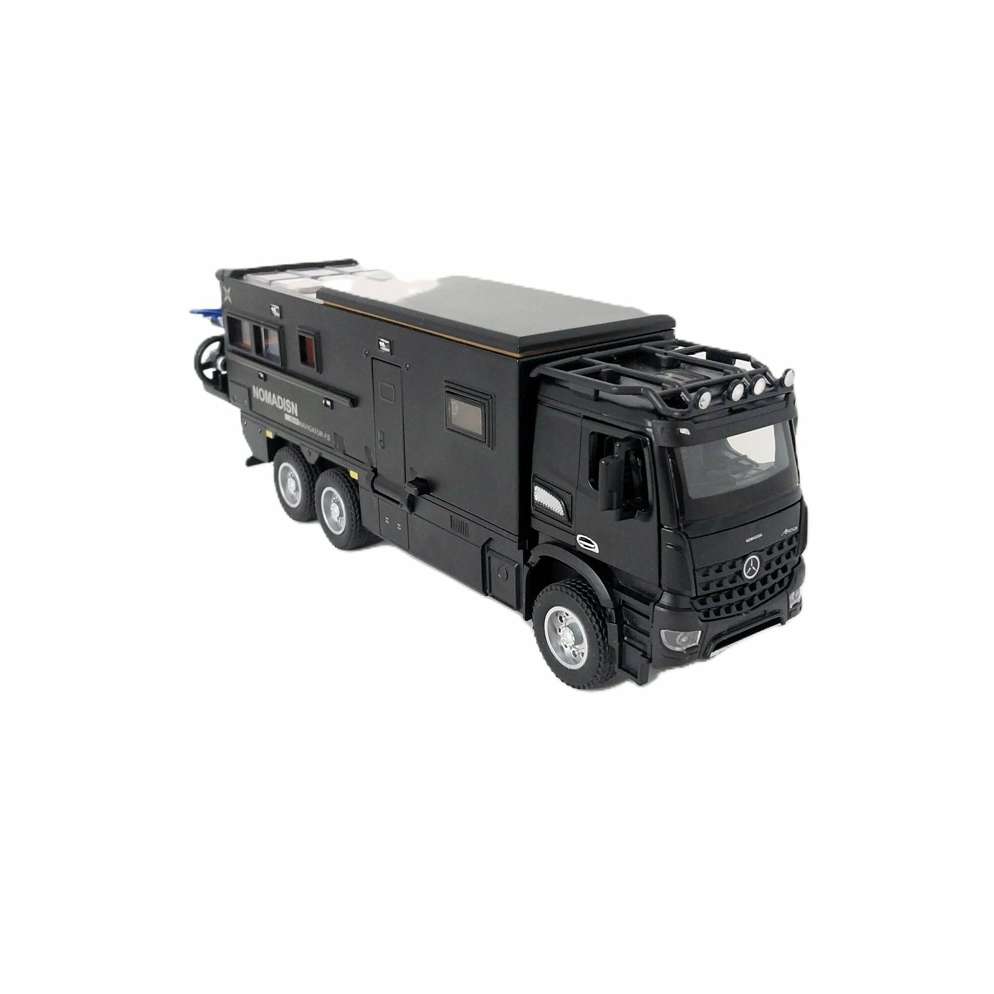 фото Машинка металлическая кемпер, дом на колесах Nomadison Pilot F RV 2022 Mercedes-Benz 1:24