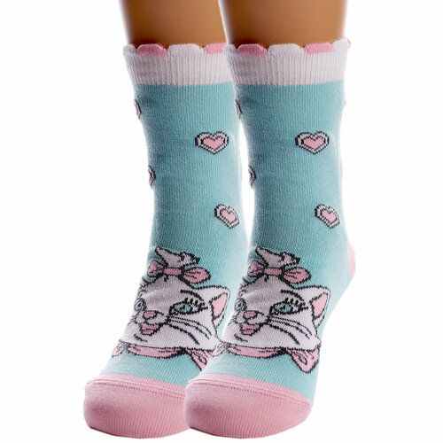 фото Носки conte 2 пары, размер 16, бирюзовый