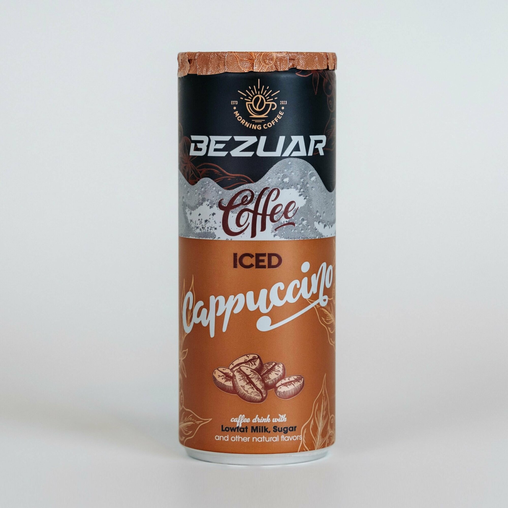 Кофейный напиток в банке Bezuar Капучино, 250 мл комплект 12 шт - фотография № 13