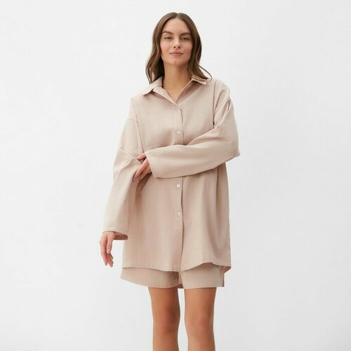 фото Комплект kaftan, размер 52/54, бежевый
