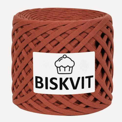 Изображение товара Пряжа Бисквит, Biskvit трикотажная, 330г, 100м, 100%хлопок, Курага (213) 1 шт