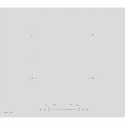 Индукционная варочная панель Graude IK 602 BW белая 4 конфорки объединение варочных зон сенсорное управление функция таймера Booster автоотключение 4599000₽