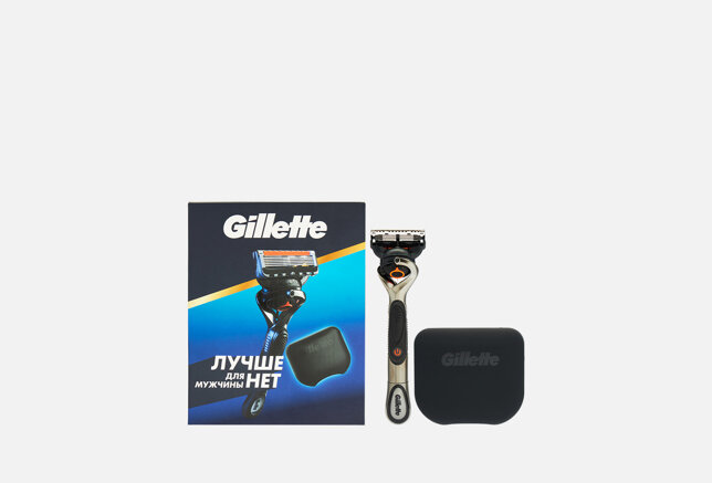 Подарочный Набор: Бритва + чехол для бритвы FUSION PROGLIDE 2 шт