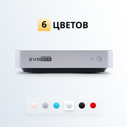 Система караоке Studio Evolution Evobox Silver профессиональная караоке система для дома studio evolution evobox premium black