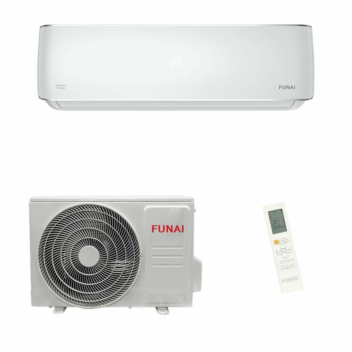 фото Настенный кондиционер сплит-система Funai Samurai II RAC-I-SM25HP. D04/, 25м2