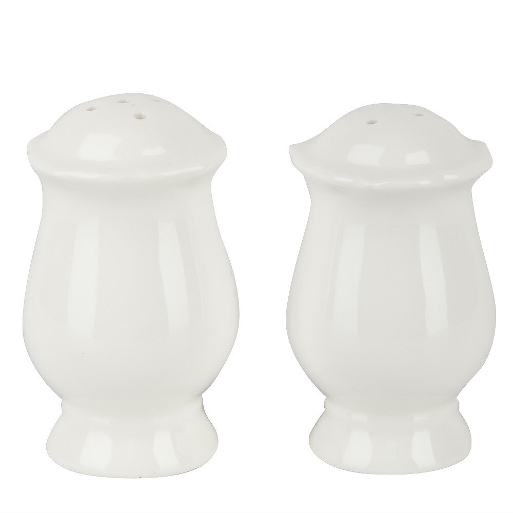 Набор для специй солонка, перечница "Belle", 5х5х8,5 см, фарфор, Nouvelle — фото 1