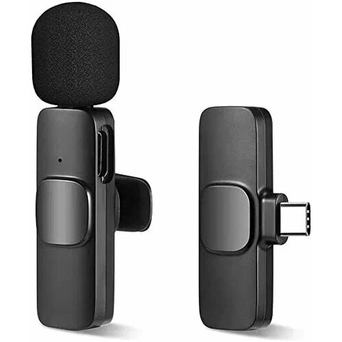 Микрофон прищепка петличный беспроводной комплект 1шт для Apple Lightning Boya WM-3 199900₽