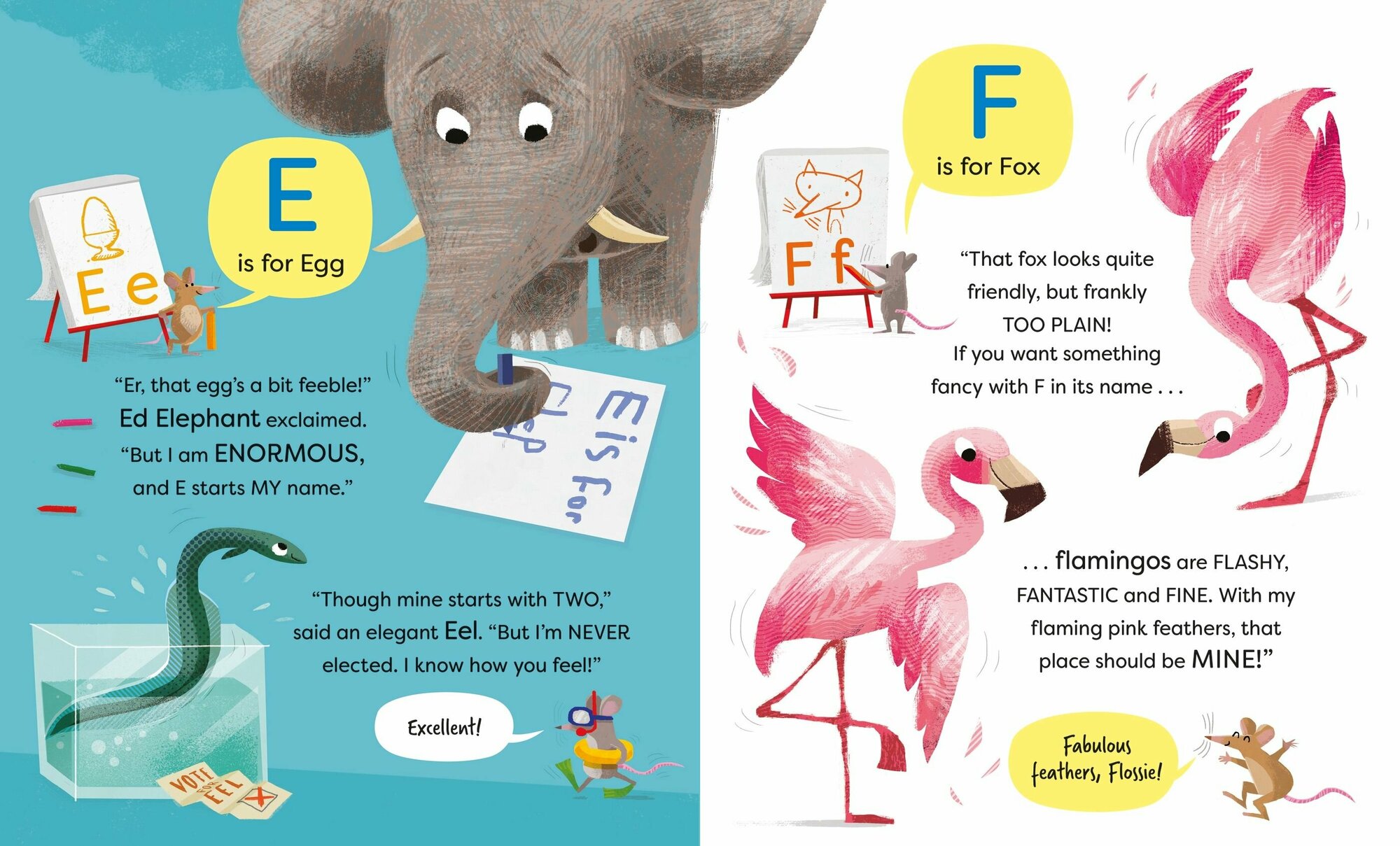 The Usborne Rhyming Alphabet (Felicity Brooks; Ela Smietanka) - фото №3