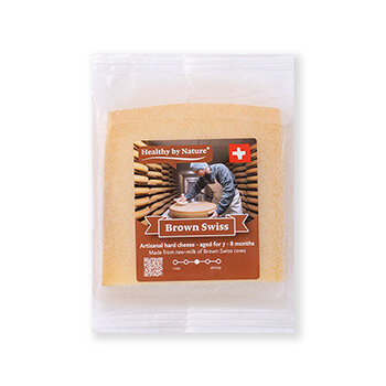 Сыр твердый Браун Свисс 45% 150г, Швейцария