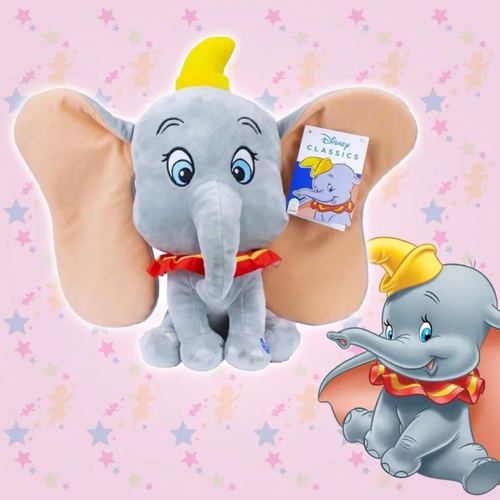 Мягкая игрушка Игрушка Sambro Слоненок Дамбо мультфильм Dumbo , 25 см, звуковые функции дамбо