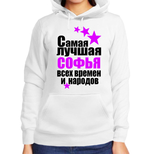 фото Худи, размер m, белый нет бренда