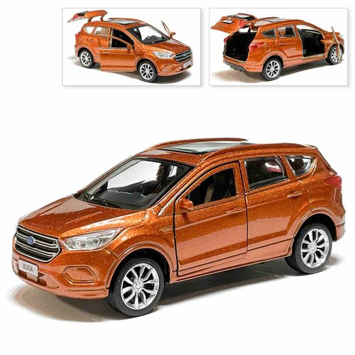 Машина Ford Kuga, инерционная, золото, Технопарк, 12 см