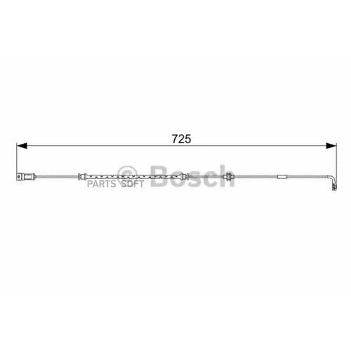 BOSCH 1987473017 Сигнаизатор износ тормозных коодок 5960₽