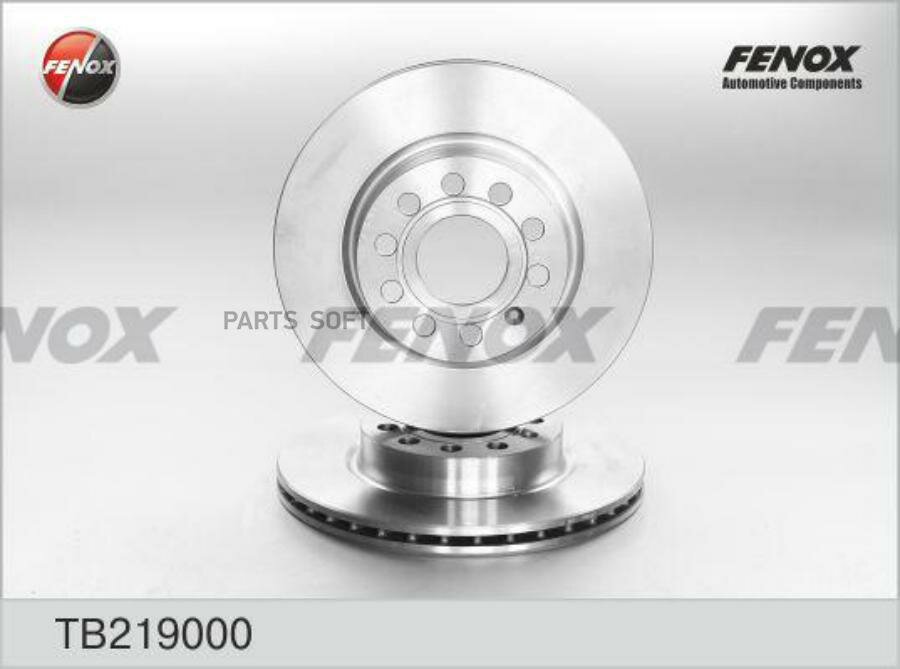FENOX 'TB219000 Диск тормозной перний вентиируемый