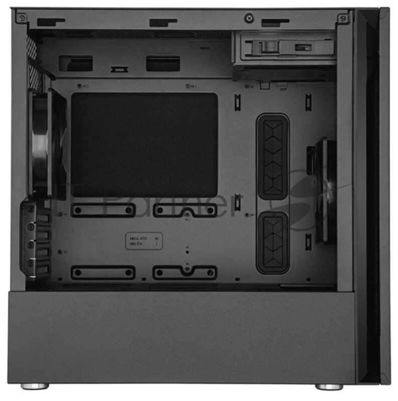 фото Корпус без БП Cooler Master Silencio S400, USB3.0x2, 1xSD card reader, 2x120 Fan, Steel Side Panel, mATX, w/o PSU