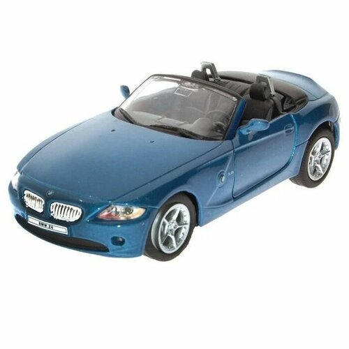 Модель машины металлическая 1:34/39 BMW Z4 42328С/W Welly голубой модель машины 1 34 39 jaguar f pace welly синий 43726