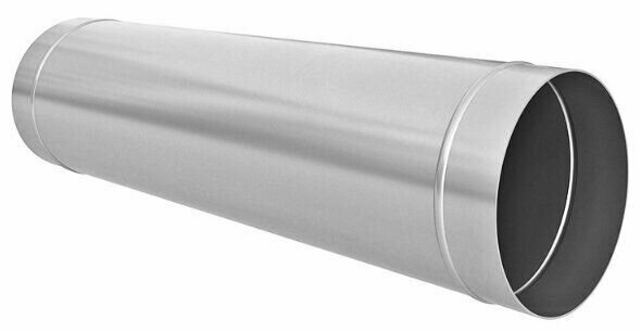 Воздуховод прямошовный Шамрай D80 мм 0.5/0,5м оцинкованная сталь