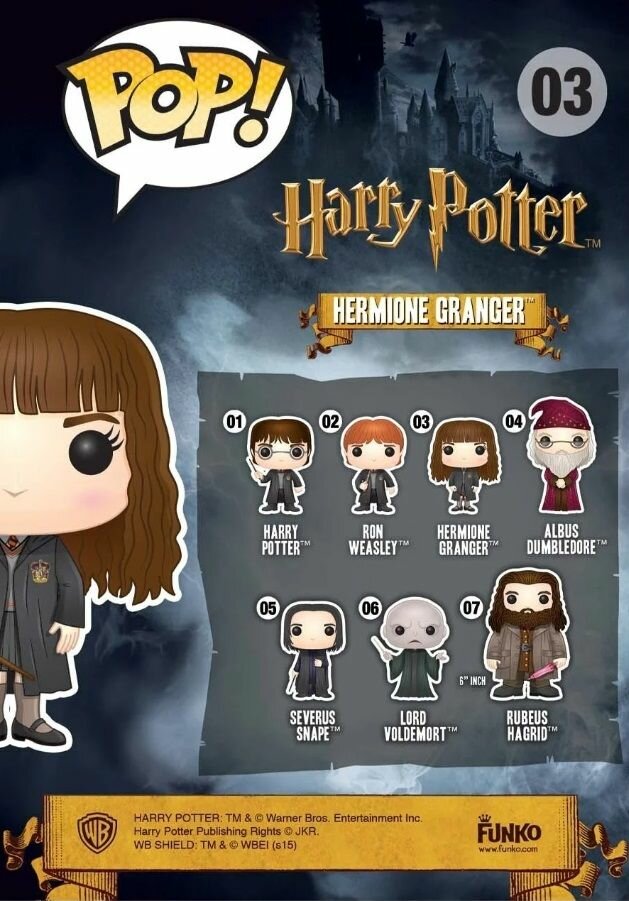 Фигурка Funko POP! Гарри Поттер: Гермиона с зеркалом - фото №13