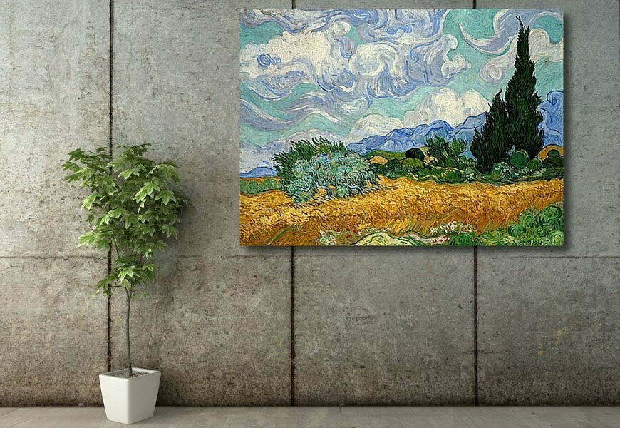 Картина на натуральном холсте (репродукция) Винсент Ван Гог 
