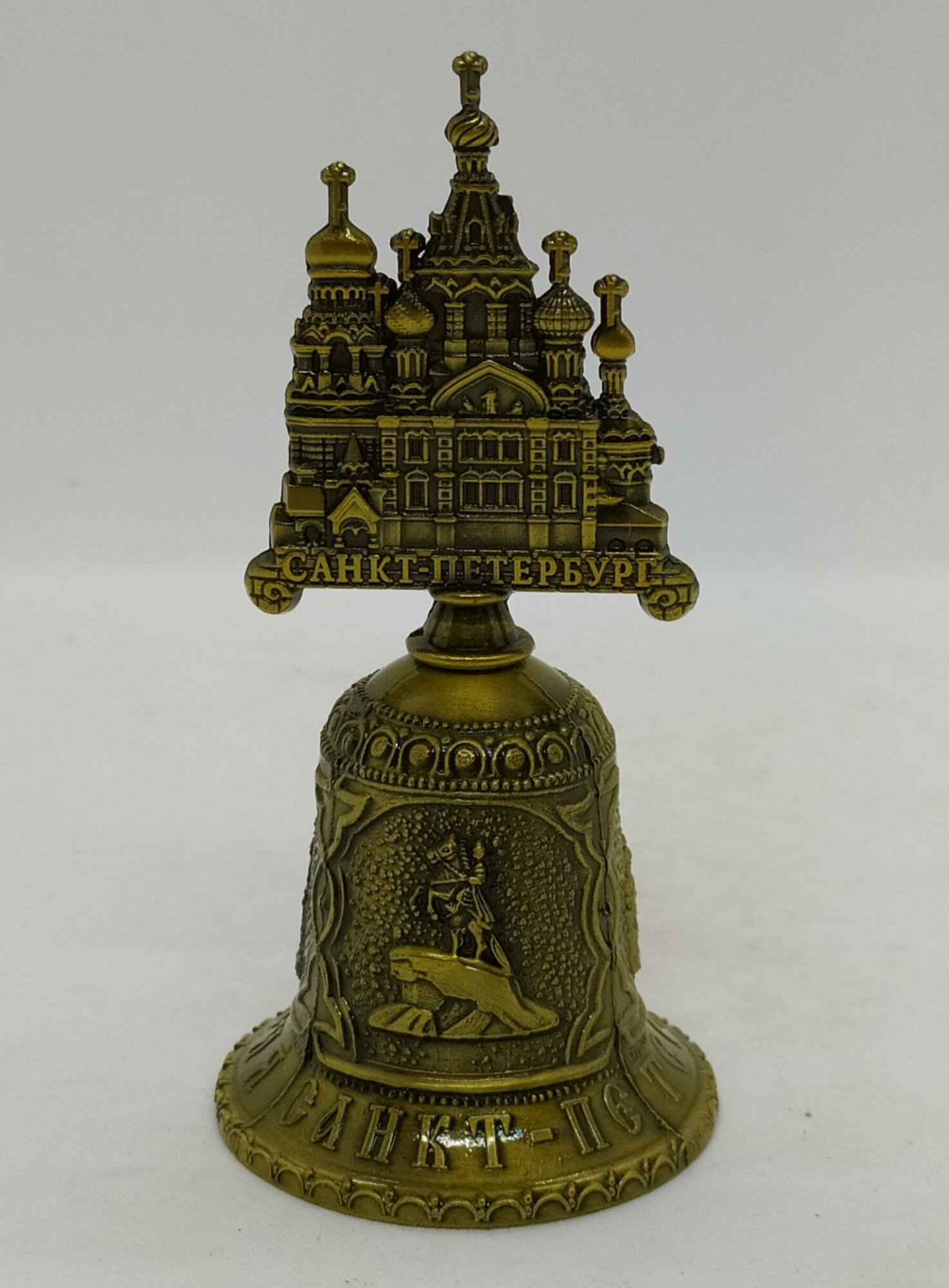 Колокольчик "Спас-на-Крови", бронза