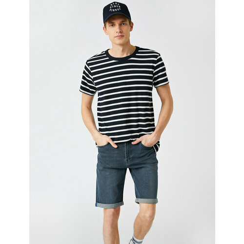 фото Шорты koton, размер 31, синий