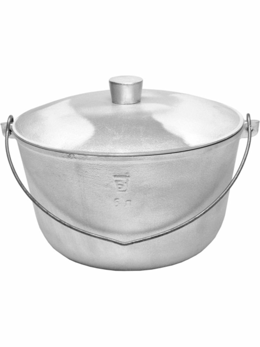фото Котел алюминиевый с крышкой, 6,0л