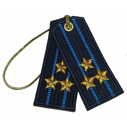 Вышитый брелок-погоны Полковник ВВС